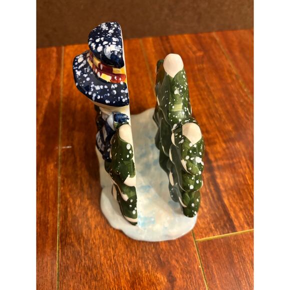 Vintage Heartfelt Kitchen Creations Snowman Napkin Holder Christmas Decor - Picture 5 of 8